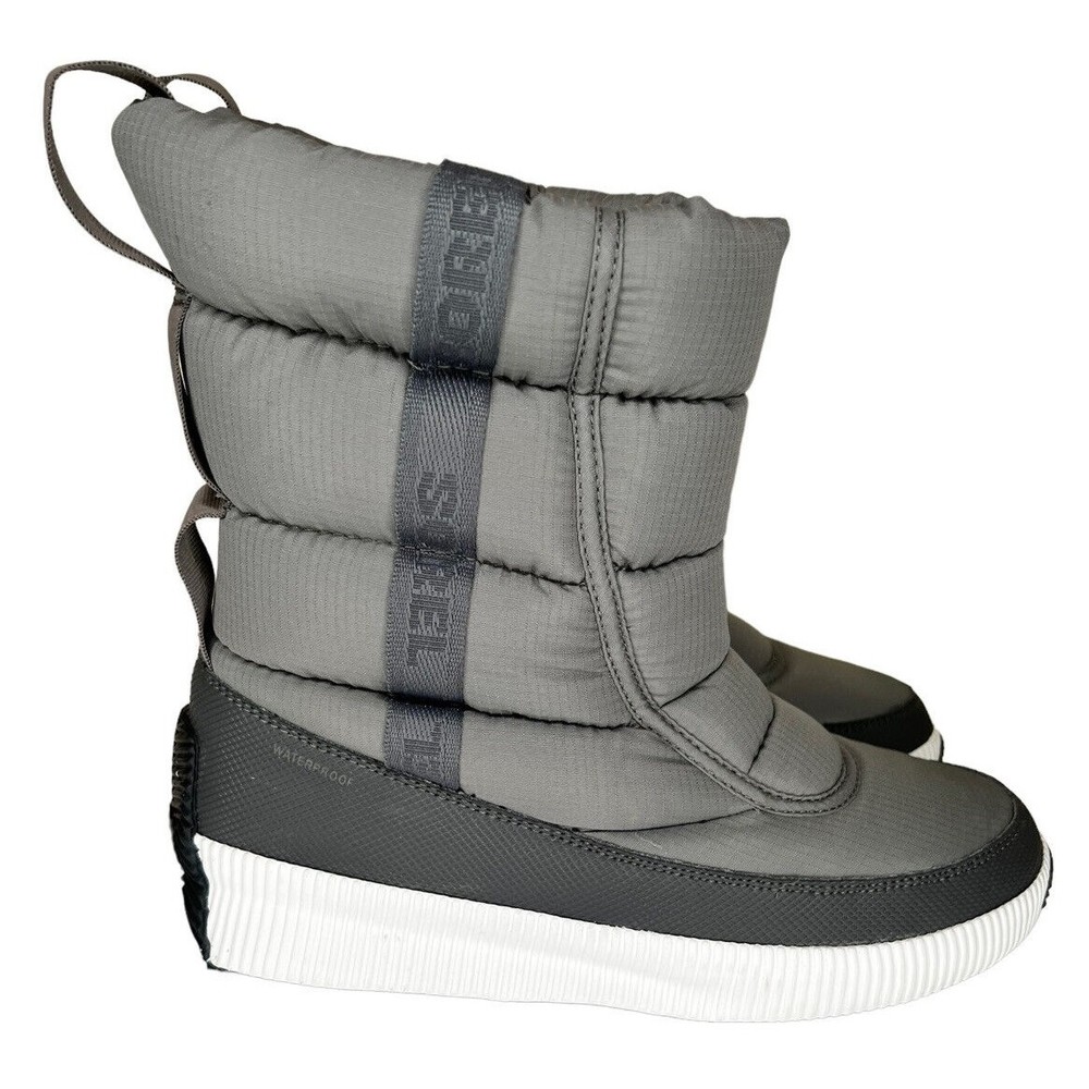 Sorel‎ Womens Out 'N About Puffy Mid Boots Quarry Women’s Size 10.5